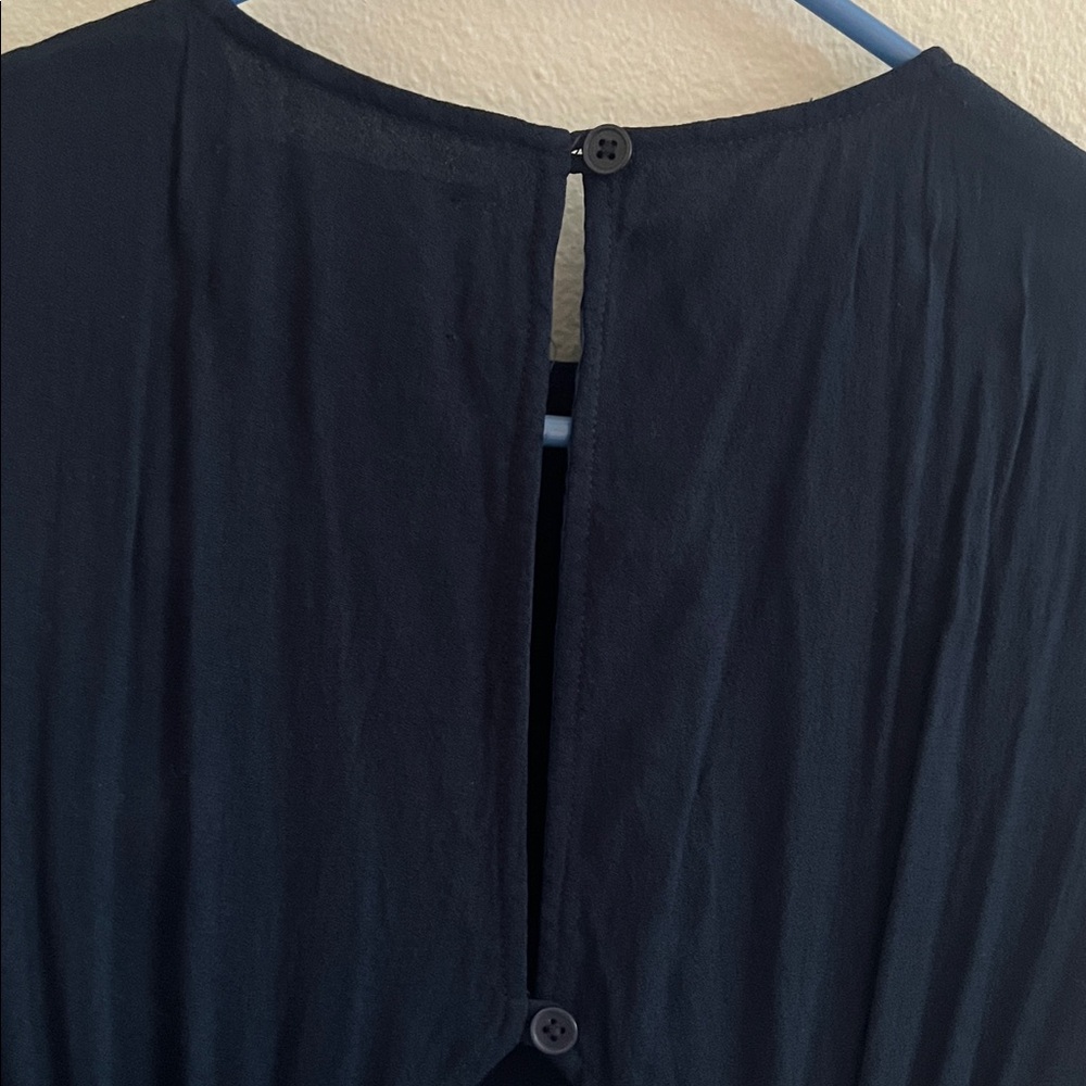 Reformation Navy Gavin Dress Size 8 - Picture 9 of 13